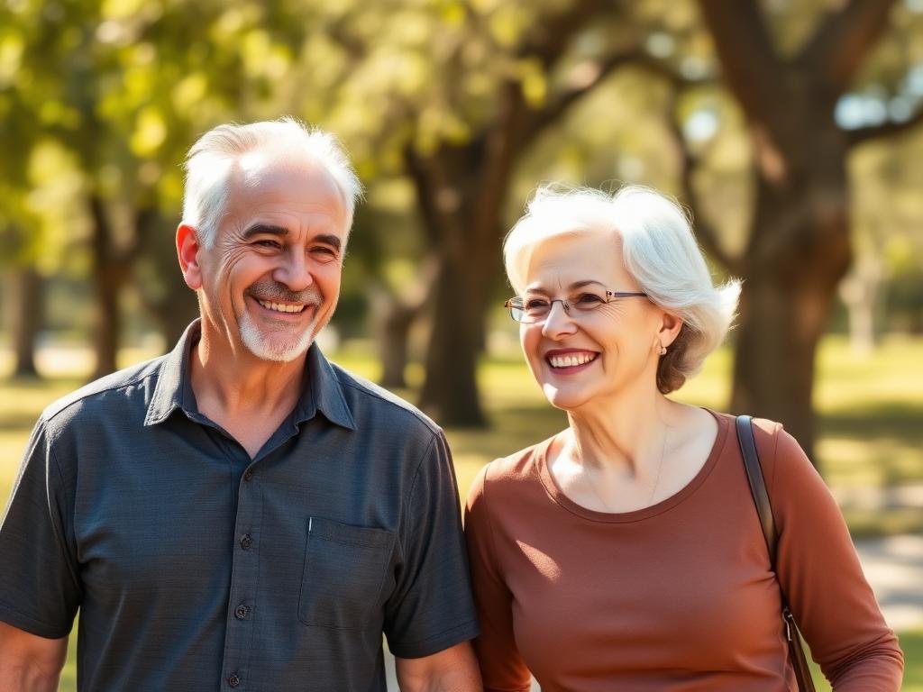 Happy Australian couple enjoying active lifestyle after using Zucoryn